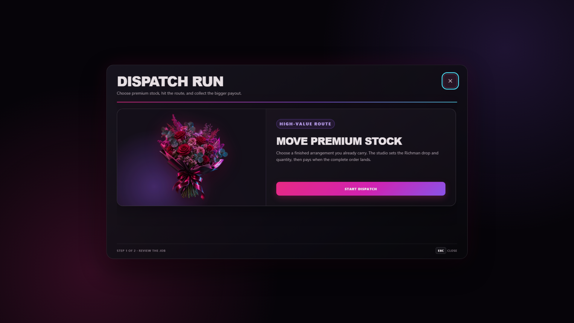 Brick Flower Studio – FiveM Florist Job [QBCore / Qbox / ESX] interface preview 4 of 8