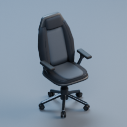Contoured gaming chair furniture prop