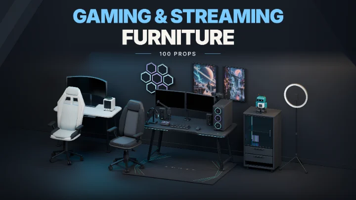 FiveM Gaming Room Furniture Pack furniture collection preview