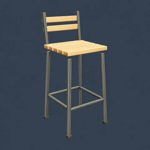 Outdoor bar stool