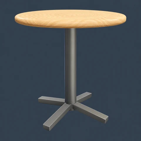 Small round balcony bistro table
