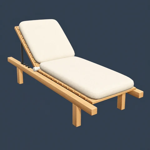 Adjustable-style sunlounger