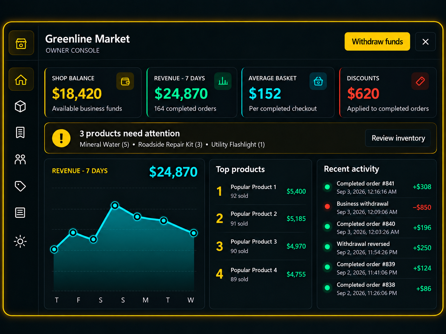 Brick Shops Creator – FiveM Business Management System interface preview 8 of 8