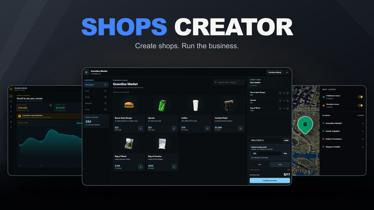 FiveM Scripts: Shops, Jobs & Admin Tools | Brick Scripts